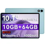 Tablet 10 Inch Android 14 Tablet, 10GB RAM 64GB ROM, 1TB Expansion, Octa-core...