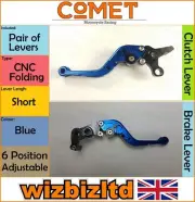 Suzuki GSX 1300 B-King 2008-2011 [Folding Short Blue] [Comet Race Levers]