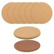 Cork Plant Coasters 4 Inch, 6 Pcs Absorbent Cork Plant Mats Thicken Cork
