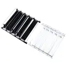 Drink Organizer For Fridge Spring Loaded Adjustable Push Rod Slide Rail Soda
