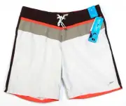 Speedo FLX System Brief Lined Water Shorts Boardshorts Swim Trunks Men's NWT