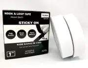 Hook and Loop Self Adhesive Sticky Back Tape Fastener For DIY Craft 15 Feets
