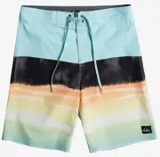 Quiksilver Angel Blue Surfsilk Panel 20" Boardshorts Surfing Swim shorts 32”