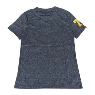 Superdry極度乾燥 經典字母LOGO造型棉質短袖T恤(男款/海軍藍底黃字)
