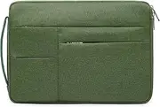 HYZUO 15-16 Inch Laptop Sleeve Bag for MacBook Pro 16 M4/M3/M2/M1 2025-2019, 15" Surface Book, Portable Notebook Case for 15" 15.6" HP Dell Lenovo ThinkBook Asus Acer Samsung Huawei, Grass Green
