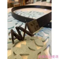 在飛比找Yahoo!奇摩拍賣優惠-AX Armani亞曼尼雙面2用皮帶寬約2cm全長105cm