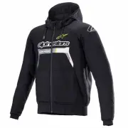 Chrome Ignition Hoodie Black Yellow Fluo