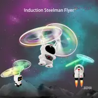在飛比找蝦皮購物優惠-Jinfucha兒童飛行玩具宇航員感應飛機手勢感應飛碟懸浮小