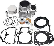 86.5MM Motorcycle Parts Cylinder & Piston & Gasket Fuel Filter Set For TRX420 Rancher 420 12100-HP7-A00 12100-HP5-600
