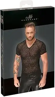 Noir H.Shirt Leo XL Women's Erotic Leather Latex Underwear Multicoloured