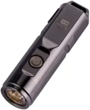 A2X Space Grey, 650 Lumens CREE XP-G3 LED Mini EDC Rechargeable Flashlight RovyV