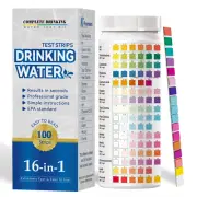 Merydi-16 In 1 Drinking Water Test Kit Strips Home Water Quality Test For Tap