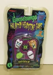 1996 Tiger Elec Goosebumps Haunted Headstone LCD game- New