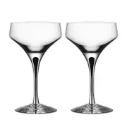 Orrefors Metropol Coupe Glass, Set of 2
