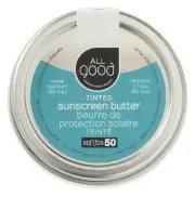 All Good Tinted Mineral Sunscreen Butter for Face, Nose, Ears - UVA/UVB Broad Sp