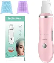 Skin Scrubber, Ultrasonic Exfoliator 3 Modes, Blackhead Remover, Pore Cleaner, Face Wash Spatula with 3 Modes, Face Skin Spatula USB Charging, Suitable for All Skin Types
