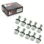 10x Knurled Stud Bolt With Wheel Nut - M12x1, 5 x 49mm for Hyundai Accent New (for: Hyundai)