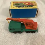 Matchbox # 30 C 1965 8 Wheel Crane w BPW & Original “New Model” Box Very MIB