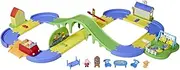 Peppa Pig All Around Peppa’s Town Set with Adjustable Track; Includes Vehicle and 1 Figure; 35+ Sounds; Ages 3 and Up