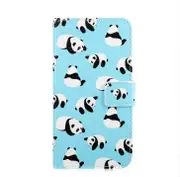 Pandas Pattern Colored Drawing Horizontal Flip Leather Case for Redmi Note6Pro , with Holder & Card Slots & Wallet & Lanyard