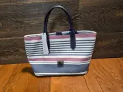 Dooney and Bourke Westerly Brielle Satchel Red and Navy NWT
