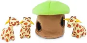 ZippyPaws Plush Dog Squeaker Toy, Giraffe Lodge, 1 Count (Pack of 1), ZP820
