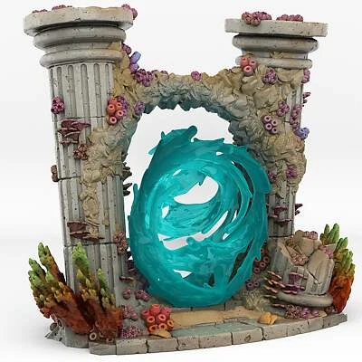 Underwater Temple Portal With Its Whirlwind Effect - Print Your Monsters - Warga