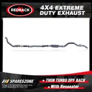 Redback 3" 409 SS Exhaust & Resonator for Nissan Navara D23 NP300 2.3L 01/15-on