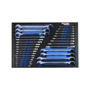 Kincrome BLUESTEEL 30 Piece Gear Spanners EVA Tray
