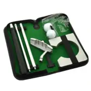 Glof Portable Indoor Ball Holder Putter Training Aids with Case