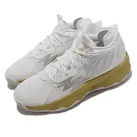 在飛比找momo購物網優惠-【adidas 愛迪達】籃球鞋 Dame 8 男鞋 白 銀 