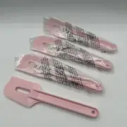 Tupperware 8" Paddle Spatula & Scraper Set Gadget set of 4 Pink