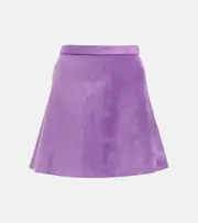 [Alaia] Alaïa Velvet miniskirt AU 12 purple