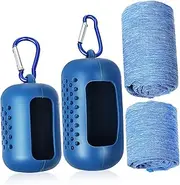 2pcs Quick Drying Sports Towels Cooling Towels for Travel Gym and Outdoor Activities Lightweight Multi Purpose for Neck and Face Portable and Fast Drying for Active Lifestyles
