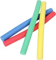 Milisten 4pcs Foam Noodles Relay Sticks for Lightweight Outdoor Fun for Family Games Team Building and School Competitions