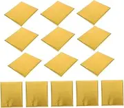 ASAKKURA 100pcs Chocolate Wrappers Goldfish Decoration Sign Display Rack Color Display Rack Transparent Display Rack Air Outlet Decoration Ice Blue Decoration Cupcakes Aluminum Foil Golden