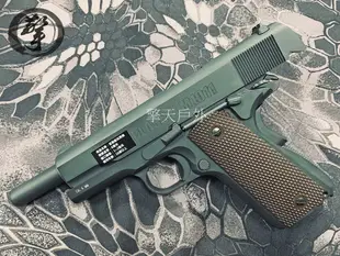 擎天戶外✦二館✦ 只賣最便宜 KWC代工 MILBRO M1911 經典戰術 仿真平底彈匣 全金屬CO2手槍