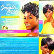 LUSTERS SMOOTH TOUCH NEW HAIR GROWTH EXTRA VIRGIN OLIVE OIL NO LYE RELAXER KIT