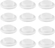 ifundom 1 Set 12pcs Milk Storage Cup Seal Rings Gaskets Sealing Lids for Bottles Disc Caps Collection Wide Silicone Gasket Breastmilk Bottles Food Grade Silicone Cover White
