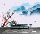 3D Ink Landscape Wallpaper Wall Mural Removable Self-adhesive 565