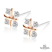 在飛比找PChome24h購物優惠-SOPHIA 蘇菲亞珠寶 - 火花 14K金 鑽石耳環