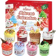 2024 Advent Calendar 24 Days of Slime and Charm Kit Christmas Countdown Calendar