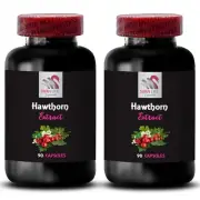 Immune Support - HAWTHORN EXTRACT - Detox Booster 2 Bottles 120 Capsules