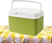 Ice Cooler - Outdoor Hard Cooler Portable Leakproof - Large Capacity Lightweight Travel Portable Chiller for Climbing Hiking Backpacking