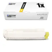 Eurotone Eco Cartridge Yellow for OKI C-801-N C-821-DN C-801-DN