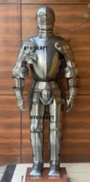 Medieval German Wearable Suit Of Armor Crusader Full Body Armour Knight Costume