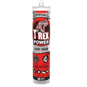 Soudal 134912 T-Rex Power Fast Grab 290ml SMX(R) Polymer Sealant Adhesive Clear