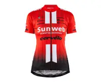 在飛比找PChome24h購物優惠-瑞典CRAFT Team Sunweb 短袖女車衣【車隊版】