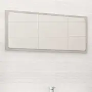 Bathroom Mirror Concrete Grey 80x1.5x37 cm Chipboard