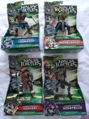 11" NINJA TURTLES LEONARDO MICHEANGELO RAPHAEL DONATELLO FIGURES